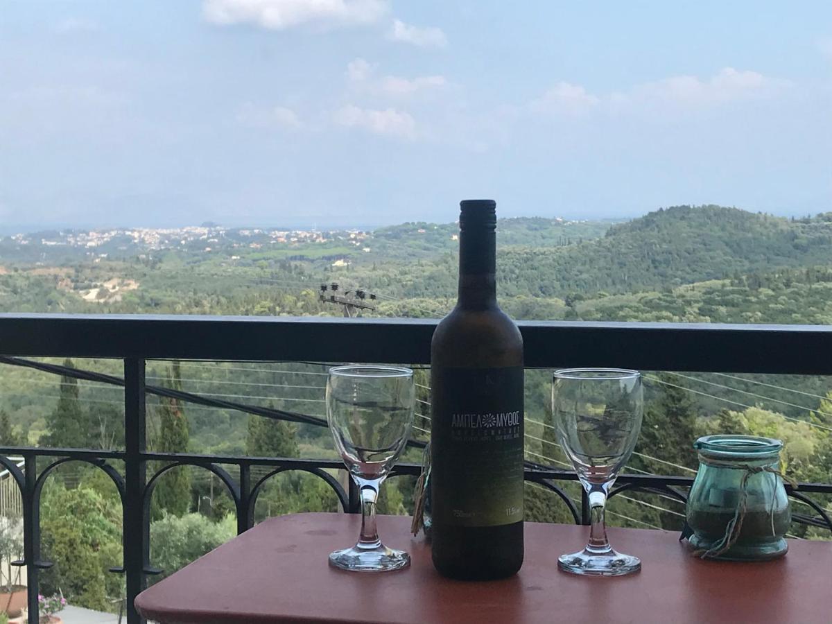 Apartment Schoenes Familienappartement In Pelekas, Corfu Mit Meerblick