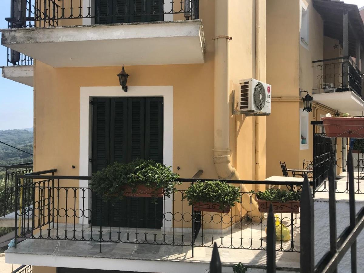 Schoenes Familienappartement In Pelekas, Corfu Mit Meerblick * Pelekas
