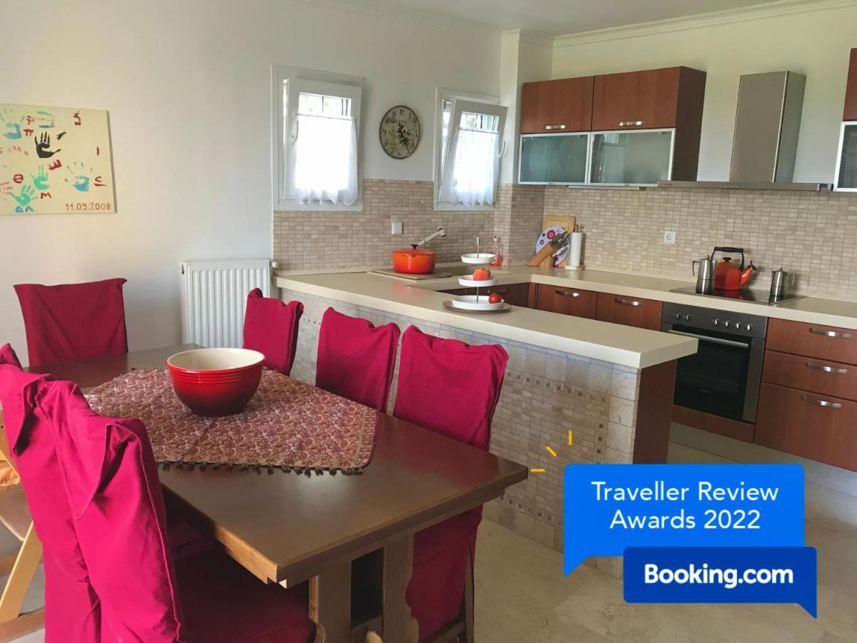 Schoenes Familienappartement In Pelekas, Corfu Mit Meerblick